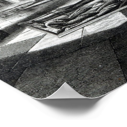 Inneres der Tempelkirche Poster (Ecke)