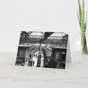 Inneres des Bahnhofs Charing Cross, London Karte