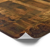 Inneres des Diana-Tempels von Nimes, 1787 Poster (Ecke)