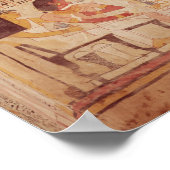 Inneres des Grabes von Sennefer, Neureich Poster (Ecke)