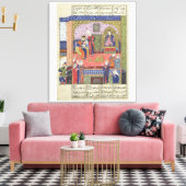 Inneres des Königspalastes Persiens Leinwanddruck (Insitu (Wohnzimmer))