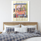 Inneres des Königspalastes Persiens Leinwanddruck (Insitu (Schlafzimmer))