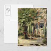 Inneres des Palmenhauses in Potsdam, 1833 Postkarte (Vorne/Hinten)