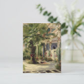 Inneres des Palmenhauses in Potsdam, 1833 Postkarte (Stehend Vorderseite)