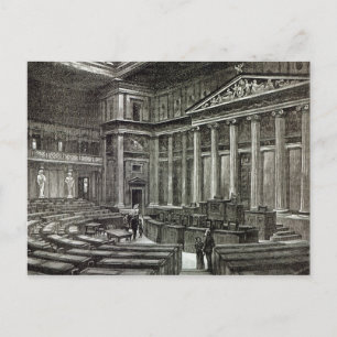 Inneres des Parlaments, Wien Postkarte