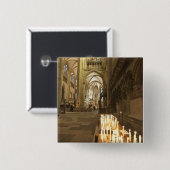 Inneres des Petersdom in Regensburg Button (Vorne & Hinten)