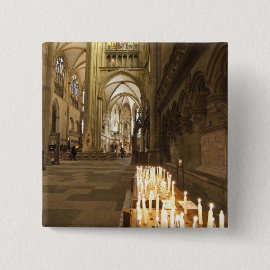 Inneres des Petersdom in Regensburg Button (Vorderseite)