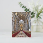 Inneres des Petersdom Postkarte (Stehend Vorderseite)