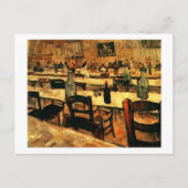 Inneres des Restaurants in Arles, Vincent van Gogh Postkarte (Vorderseite)
