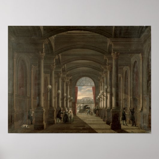 Inneres des Saint-Lazare Poster (Vorne)