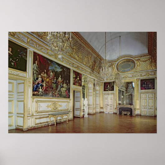 Inneres des Salon de l'Oeil de Boeuf Poster (Vorne)