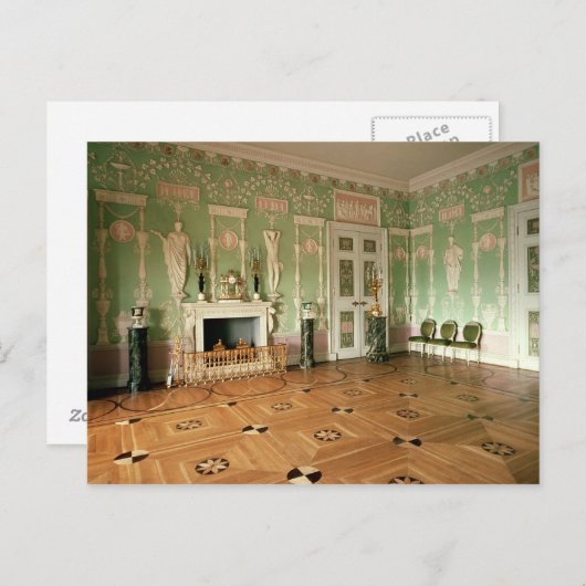 Inneres des Speisesaals Postkarte (Vorne/Hinten)