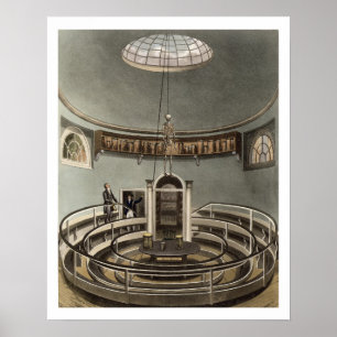 Inneres des Theaters der Anatomie, Cambridge, für Poster