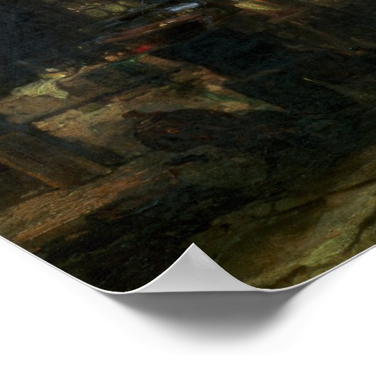 Inneres einer Alchemist-Studie Poster (Ecke)