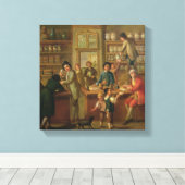Inneres einer Apotheke Leinwanddruck (Insitu (Holzboden))