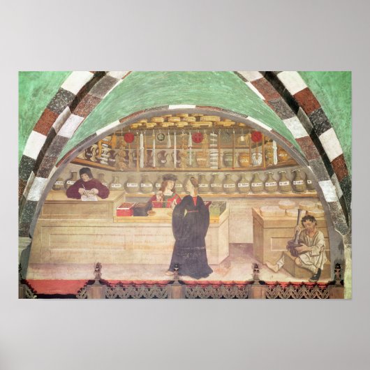 Inneres einer Apotheke Poster (Vorne)