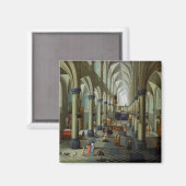 Inneres einer Kirche Magnet (Vorderseite/Rückseite)