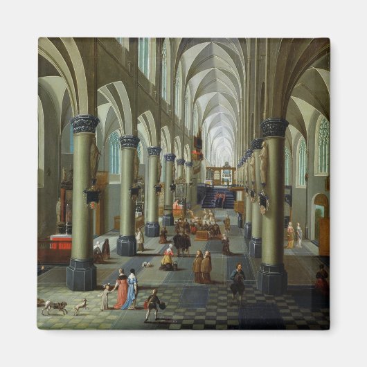Inneres einer Kirche Magnet (Vorne)
