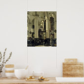 Inneres einer Kirche Poster (Küche)