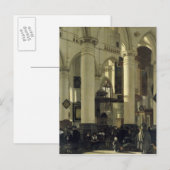 Inneres einer Kirche Postkarte (Vorne/Hinten)