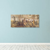 Inneres einer Munitionsfabrik Leinwanddruck (Insitu (Holzboden))