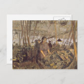 Inneres einer Munitionsfabrik Postkarte (Vorne/Hinten)