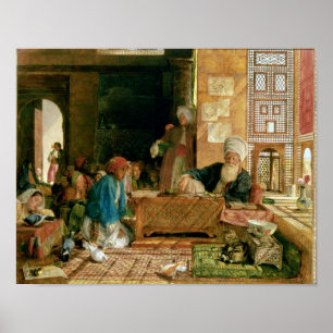 Inneres einer Schule, Kairo Poster