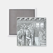 Inneres einer Schule Magnet (Vorderseite/Rückseite)