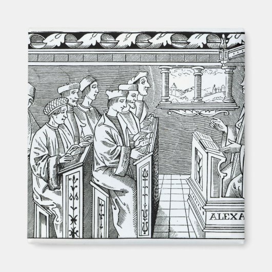 Inneres einer Schule Magnet (Vorne)