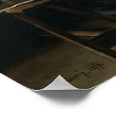 Inneres einer Taverne, 1859 Poster (Ecke)