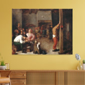 Inneres einer Taverne Leinwanddruck (Insitu (Wohnzimmer))