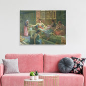 Inneres eines Harem, c.1865 Leinwanddruck (Insitu (Wohnzimmer))
