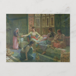 Inneres eines Harem, c.1865 Postkarte