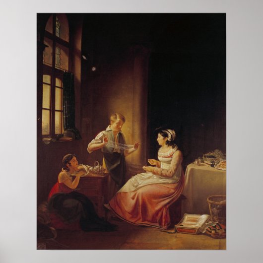 Inneres eines Hauses in Macon Poster (Vorne)