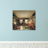 Inneres eines Manor House, 1830er Leinwanddruck (Insitu (Holzboden))