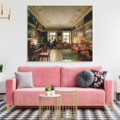 Inneres eines Manor House, 1830er Leinwanddruck (Insitu (Wohnzimmer))