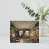 Inneres eines Manor House, 1830er Postkarte (Stehend Vorderseite)