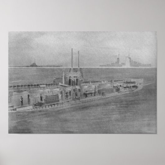 Inneres eines modernen deutschen U-Bootes Poster (Vorne)