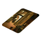 Inneres eines niederländischen Hauses (Öl auf Tafe Magnet (Linke Seite)