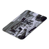 Inneres eines Nilschiffs (b&w-Foto) Magnet (Linke Seite)