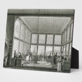 Inneres eines öffentlichen Cafés in Konstantinopel Fotoplatte (Seite)