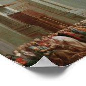 Inneres eines Petersdoms, Rom Poster (Ecke)