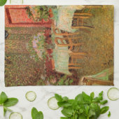 Inneres eines Restaurants von Vincent van Gogh Geschirrtuch (Gefaltet)