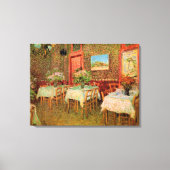 Inneres eines Restaurants von Vincent van Gogh Leinwanddruck (Vorderseite)