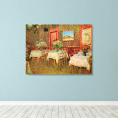 Inneres eines Restaurants von Vincent van Gogh Leinwanddruck (Insitu (Holzboden))
