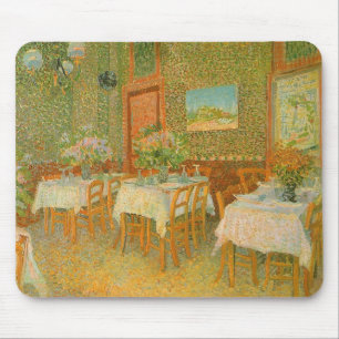 Inneres eines Restaurants von Vincent van Gogh Mousepad