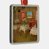Inneres eines Restaurants von Vincent van Gogh Ornament Aus Metall (Rechts)