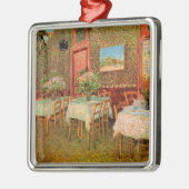 Inneres eines Restaurants von Vincent van Gogh Ornament Aus Metall (Links)