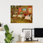 Inneres eines Restaurants von Vincent van Gogh Poster (Heimbüro)