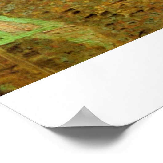 Inneres eines Restaurants von Vincent van Gogh Poster (Ecke)